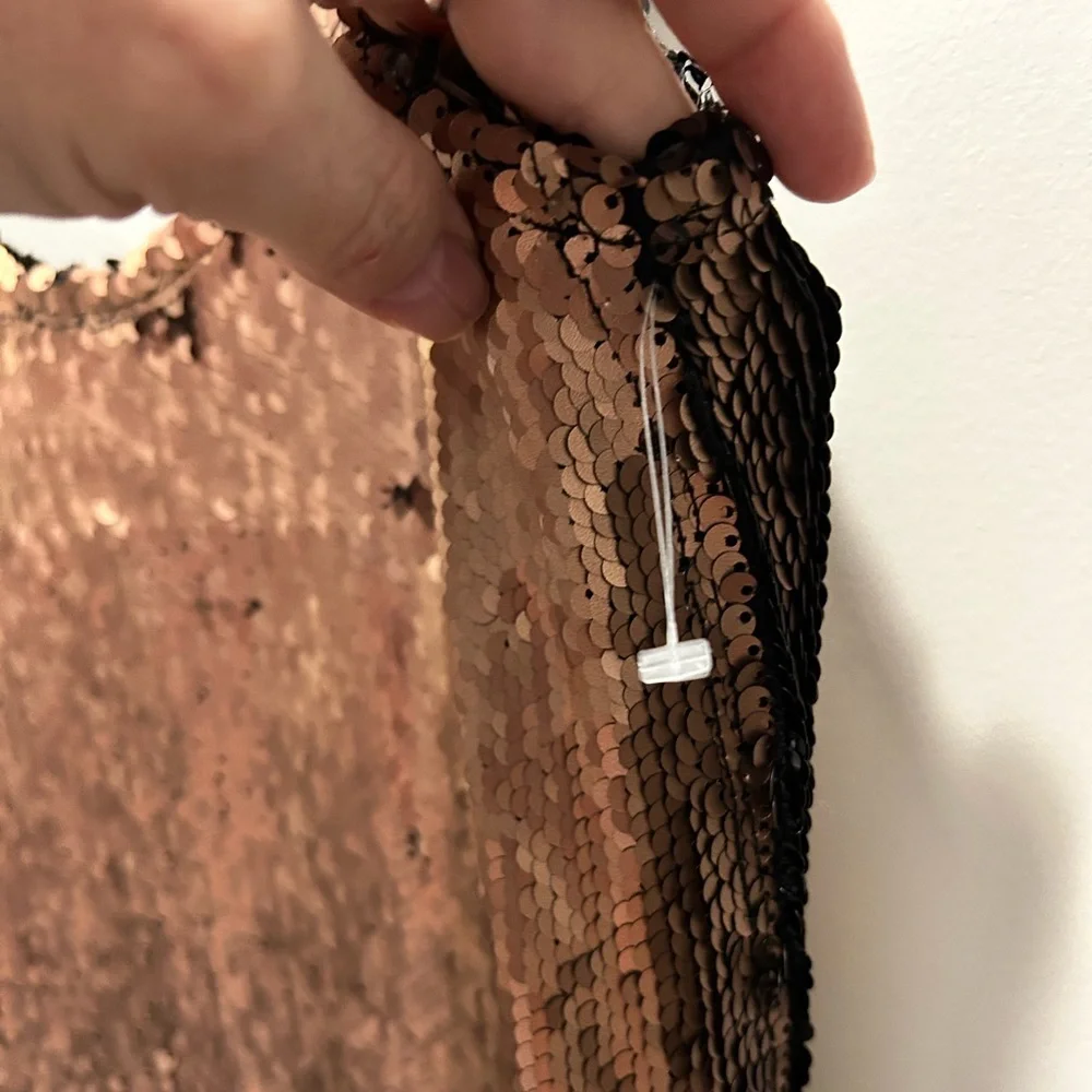 NWOT Free People Seeing Double Sequin Slip Dress - medium - Picture 11 of 14